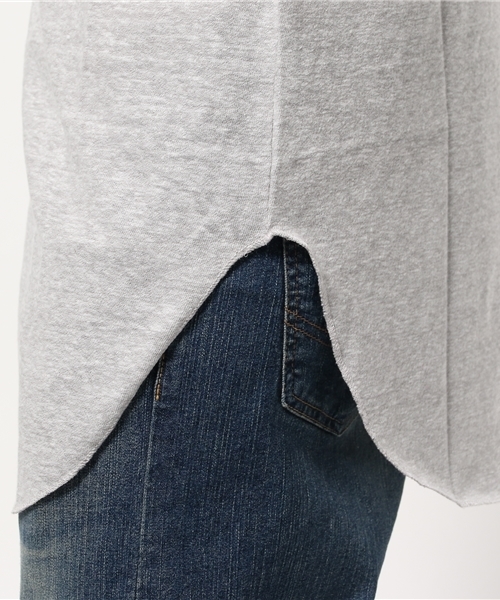 WHO'S WHO gallery（フーズフーギャラリー）の「【GIGGER】ロング丈サーマル（Tシャツ/カットソー・メンズ・ホワイト/ブラック/グレー・MEDIUM/LARGE）」の10枚目の写真