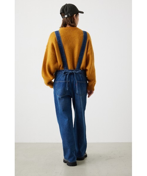 RODEO CROWNS WIDE BOWL（ロデオクラウンズワイドボウル）の「バックリボンサロペット（つなぎ/オールインワン・レディース・ブラック/ブルー・SMALL/MEDIUM）」の8枚目の写真