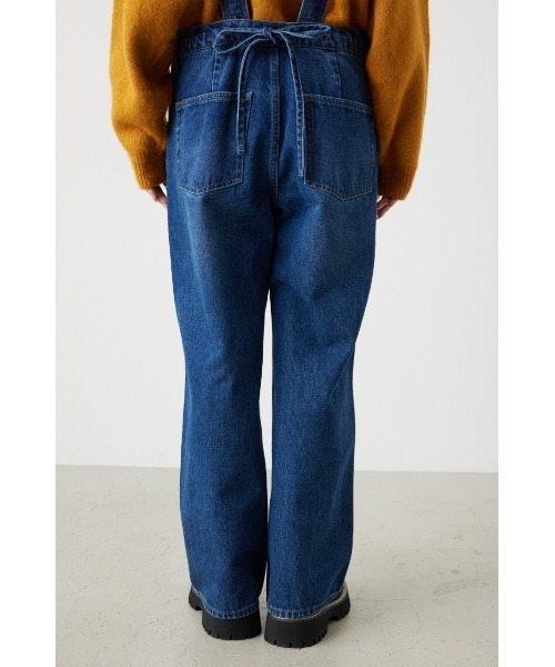 RODEO CROWNS WIDE BOWL（ロデオクラウンズワイドボウル）の「バックリボンサロペット（つなぎ/オールインワン・レディース・ブラック/ブルー・SMALL/MEDIUM）」の9枚目の写真