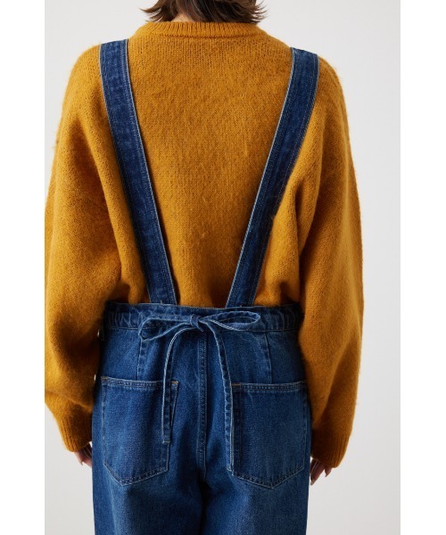 RODEO CROWNS WIDE BOWL（ロデオクラウンズワイドボウル）の「バックリボンサロペット（つなぎ/オールインワン・レディース・ブラック/ブルー・SMALL/MEDIUM）」の11枚目の写真