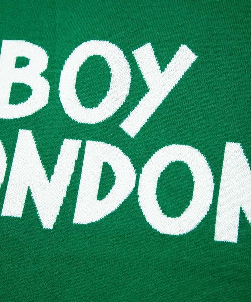 BOY LONDON(ボーイロンドン)の「【BOY LONDON】LOGO KNIT PULLOVER(ニット/セーター・メンズ・グリーン・M/L/S)」の4枚目の写真