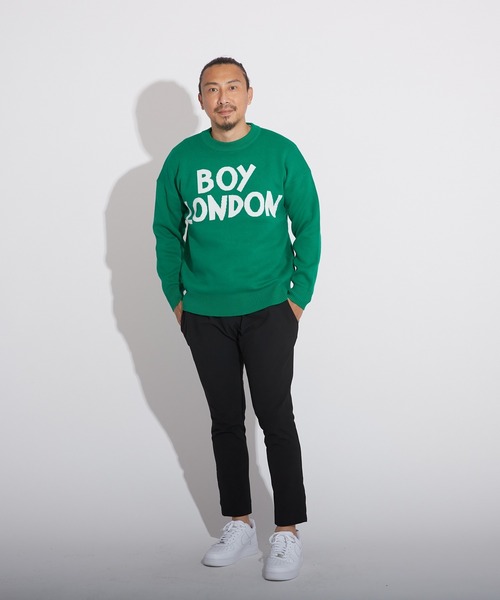 BOY LONDON(ボーイロンドン)の「【BOY LONDON】LOGO KNIT PULLOVER(ニット/セーター・メンズ・グリーン・M/L/S)」の8枚目の写真