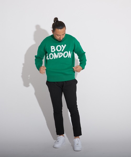 BOY LONDON(ボーイロンドン)の「【BOY LONDON】LOGO KNIT PULLOVER(ニット/セーター・メンズ・グリーン・M/L/S)」の12枚目の写真
