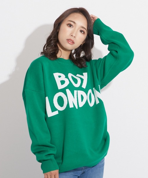BOY LONDON(ボーイロンドン)の「【BOY LONDON】LOGO KNIT PULLOVER(ニット/セーター・メンズ・グリーン・M/L/S)」の13枚目の写真