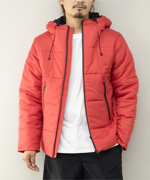 STYLEBLOCK(スタイルブロック)の「デュスポ中綿止水ZIPブルゾン(ダウンジャケット/コート・メンズ・レッド/チャコール/ネイビー/ブラック/カーキ/ベージュ・L/M)」の6枚目の写真