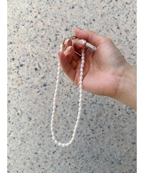 JUMELLE（ジュメロ）の「【淡水パール使用】Pearl necklace（ネックレス・レディース・ホワイト・FREE）」の4枚目の写真