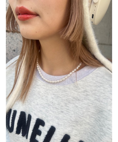 JUMELLE（ジュメロ）の「【淡水パール使用】Pearl necklace（ネックレス・レディース・ホワイト・FREE）」の2枚目の写真