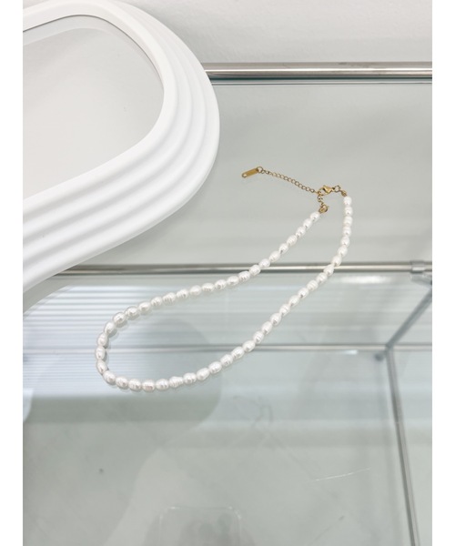 JUMELLE（ジュメロ）の「【淡水パール使用】Pearl necklace（ネックレス・レディース・ホワイト・FREE）」の8枚目の写真
