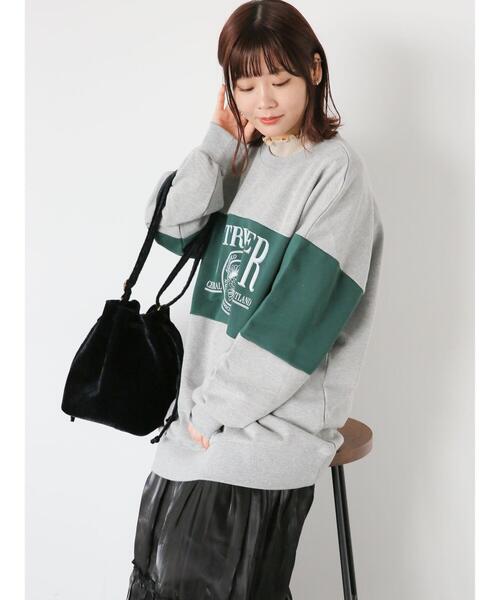 ehka sopo（エヘカソポ）の「ラメフレア袖カットソー（Tシャツ/カットソー・レディース・ベージュ/ブラック/ピンク/オフホワイト・F）」の12枚目の写真