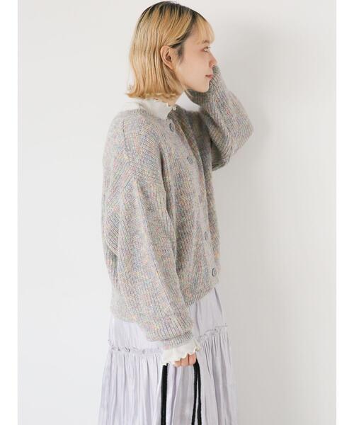 ehka sopo（エヘカソポ）の「ラメフレア袖カットソー（Tシャツ/カットソー・レディース・ベージュ/ブラック/ピンク/オフホワイト・F）」の16枚目の写真