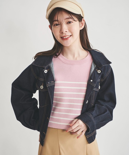 ZOZOTOWN リボンデニムジャケット デニムジャケット（リボン）ファッション通販 - ZOZOTOWN