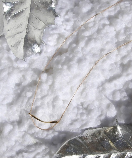 JUPITER（ジュピター）の「【K18】ゴールドラインバーネックレス/金属アレルギー対応<動画あり><全長約39.5cm(調節した時の長さ36㎝)>（ネックレス・レディース・イエローゴールド・FREE）」の15枚目の写真