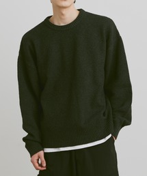 flaner | Seed stitch knit / 鹿の子編みニット(ニット/セーター)