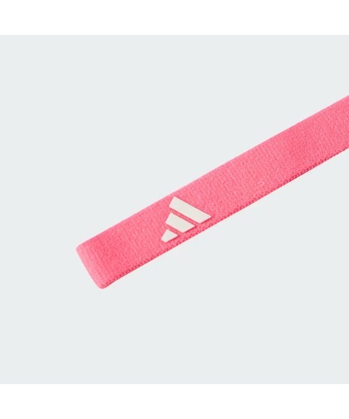 adidas（アディダス）の「《adidas》3Pヘッドバンド（スポーツグッズ・メンズ・グリーン系その他/ピンク系その他/ブラック×ホワイト・M）」の5枚目の写真