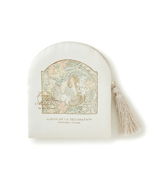 gelato pique（ジェラートピケ）の「【ミュシャ】ミラー（手鏡/メイクミラー・レディース・ピンク/アイボリー・FREE）」の10枚目の写真