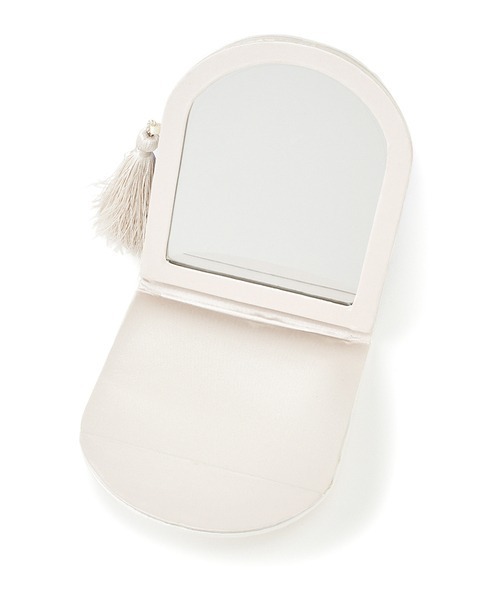 gelato pique（ジェラートピケ）の「【ミュシャ】ミラー（手鏡/メイクミラー・レディース・ピンク/アイボリー・FREE）」の6枚目の写真