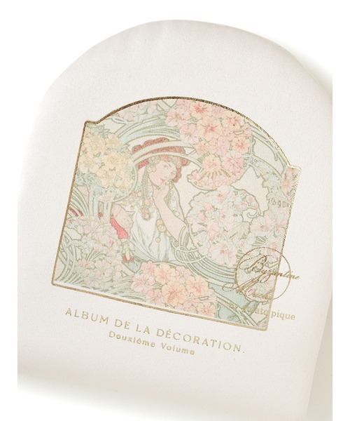 gelato pique（ジェラートピケ）の「【ミュシャ】ミラー（手鏡/メイクミラー・レディース・ピンク/アイボリー・FREE）」の7枚目の写真