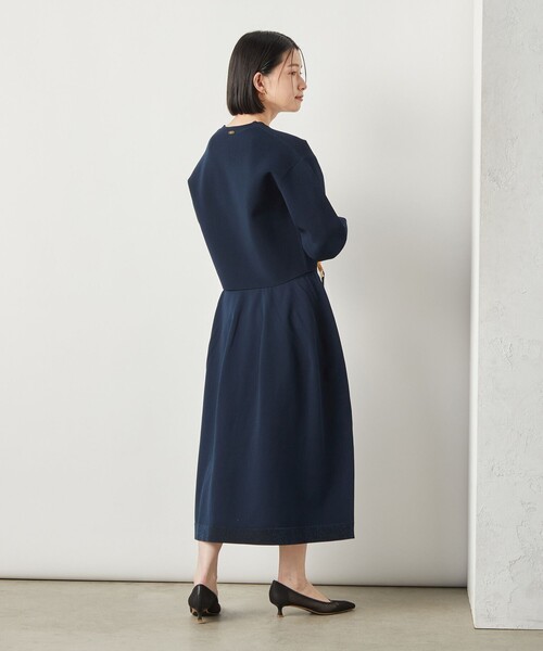 NOLLEY’S Sophi（ノーリーズソフィ）の「《手洗い可能》《セットアップ対応》ポリ100裾ラメふんわりスカート（スカート・レディース・サックスブルー/ホワイト/ネイビー・FREE）」の16枚目の写真