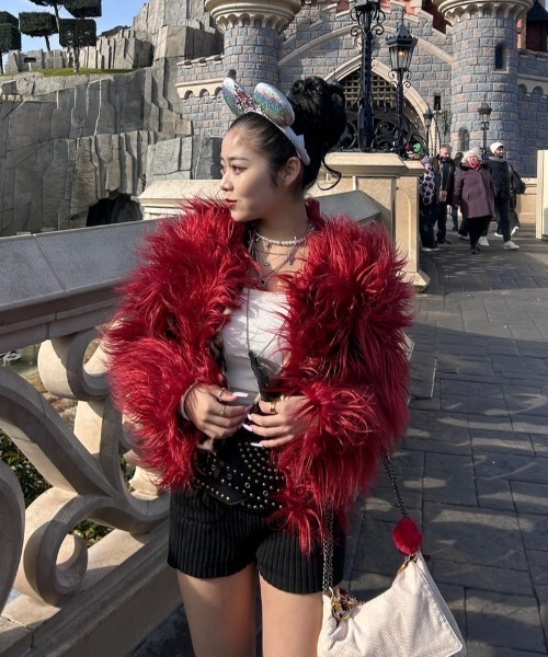 INTER FACTORY(インターファクトリー)の「AINA - チャーム付きニットパンツ GOSSIP CLUB made in INTER FACTORY(その他パンツ・レディース・チャコールグレー/グレー/ブラウン/カーキ/ブラック/アイボリー・FREE)」の13枚目の写真