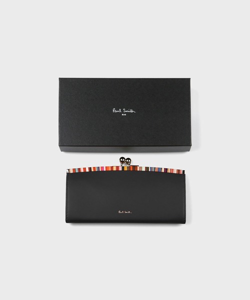Paul Smith ポールスミス 長財布 がま口 クロスオーバーストライプ 楽天市場】Paul Smith ポールスミスレディースがま口小銭入れ