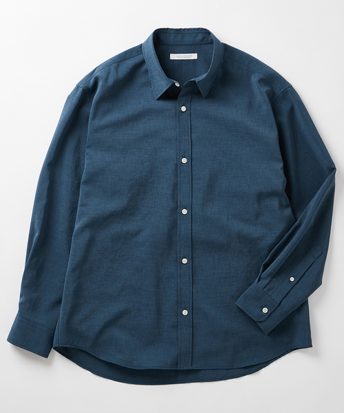 JOURNAL STANDARD(ジャーナルスタンダード)の「”吸水速乾 / 接触冷感” EVALET LIGHT レギュラーカラーシャツ(シャツ/ブラウス・メンズ・アイボリー/ブラック系その他/ブラウン系その他/コバルトブルー・SMALL/MEDIUM/LARGE)」の4枚目の写真