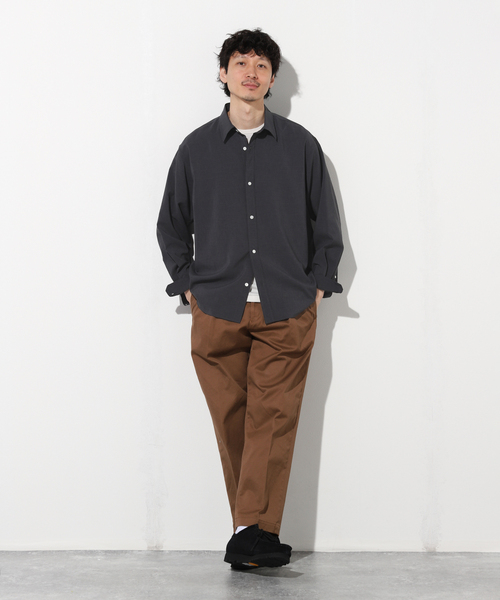 JOURNAL STANDARD(ジャーナルスタンダード)の「”吸水速乾 / 接触冷感” EVALET LIGHT レギュラーカラーシャツ(シャツ/ブラウス・メンズ・アイボリー/ブラック系その他/ブラウン系その他/コバルトブルー・SMALL/MEDIUM/LARGE)」の12枚目の写真