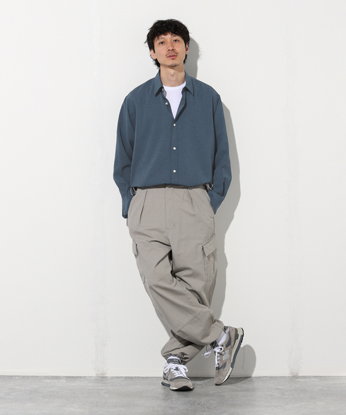 JOURNAL STANDARD(ジャーナルスタンダード)の「”吸水速乾 / 接触冷感” EVALET LIGHT レギュラーカラーシャツ(シャツ/ブラウス・メンズ・アイボリー/ブラック系その他/ブラウン系その他/コバルトブルー・SMALL/MEDIUM/LARGE)」の10枚目の写真