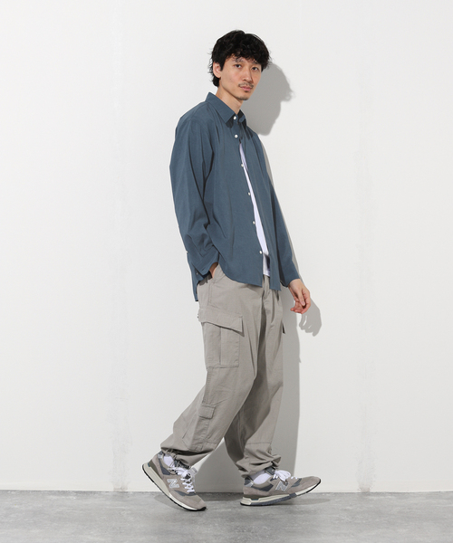 JOURNAL STANDARD(ジャーナルスタンダード)の「”吸水速乾 / 接触冷感” EVALET LIGHT レギュラーカラーシャツ(シャツ/ブラウス・メンズ・アイボリー/ブラック系その他/ブラウン系その他/コバルトブルー・SMALL/MEDIUM/LARGE)」の7枚目の写真