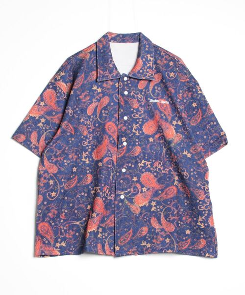 Student Apathy（スチューデントアパシー）の「studentapathy paisley shirts（シャツ/ブラウス・メンズ・ネイビー/サックスブルー・LARGE/MEDIUM）」の2枚目の写真