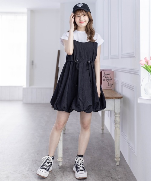 clear（クリア）の「キャンバス地ハイカットスニーカー≪2024AW≫（スニーカー・レディース・ブラック/オフホワイト・L/M）」の4枚目の写真