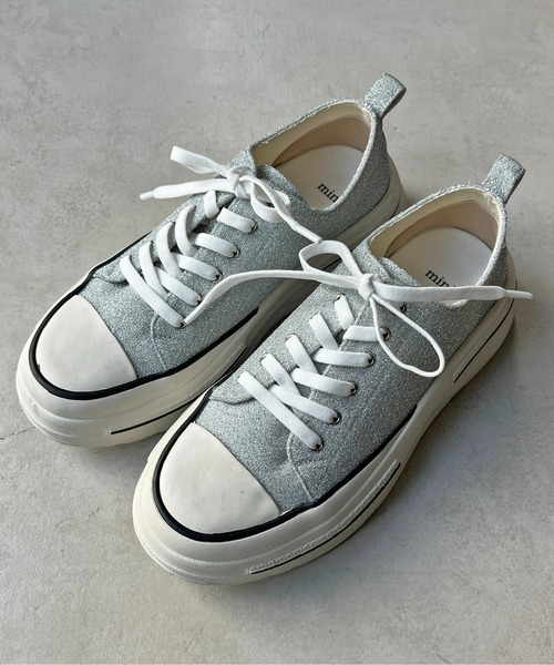 CPCM（シーピーシーエム）の「厚底ローカットラメスニーカー（スニーカー・レディース・シルバー/シルバー系その他/ゴールド/ブラック・SMALL/MEDIUM/LARGE）」の3枚目の写真