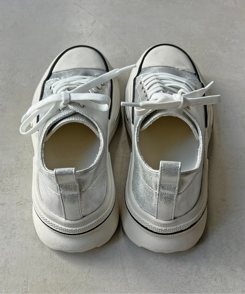 CPCM（シーピーシーエム）の「厚底ローカットラメスニーカー（スニーカー・レディース・シルバー/シルバー系その他/ゴールド/ブラック・SMALL/MEDIUM/LARGE）」の18枚目の写真