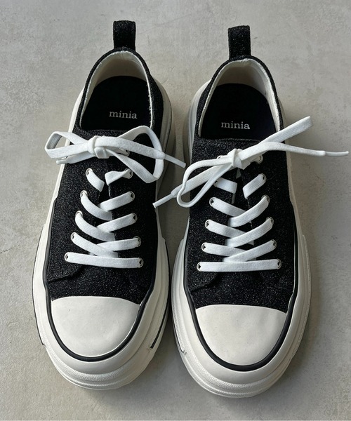 CPCM（シーピーシーエム）の「厚底ローカットラメスニーカー（スニーカー・レディース・シルバー/シルバー系その他/ゴールド/ブラック・SMALL/MEDIUM/LARGE）」の15枚目の写真