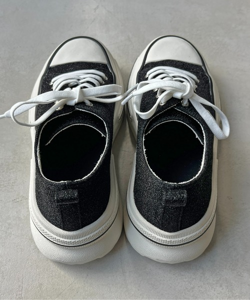 CPCM（シーピーシーエム）の「厚底ローカットラメスニーカー（スニーカー・レディース・シルバー/シルバー系その他/ゴールド/ブラック・SMALL/MEDIUM/LARGE）」の14枚目の写真