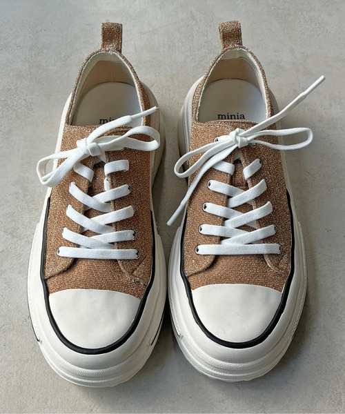 CPCM（シーピーシーエム）の「厚底ローカットラメスニーカー（スニーカー・レディース・シルバー/シルバー系その他/ゴールド/ブラック・SMALL/MEDIUM/LARGE）」の12枚目の写真