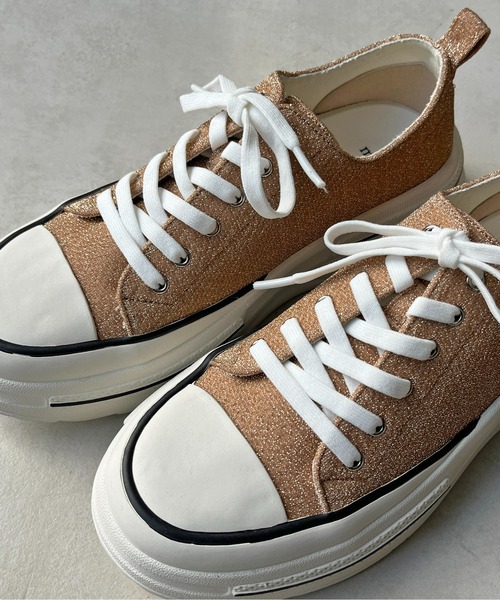 CPCM（シーピーシーエム）の「厚底ローカットラメスニーカー（スニーカー・レディース・シルバー/シルバー系その他/ゴールド/ブラック・SMALL/MEDIUM/LARGE）」の13枚目の写真