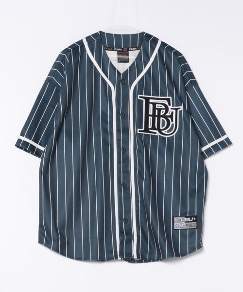 FUBU( フブ)の「FUBU Stripe Baseball Shirts(その他トップス・メンズ・ネイビー/ブラック/ホワイト・M/L)」の3枚目の写真