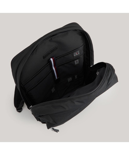 TOMMY HILFIGER（トミーヒルフィガー）の「【OCEANS掲載】スクエアバックパック（バックパック/リュック・メンズ・ブラック・FREE）」の4枚目の写真