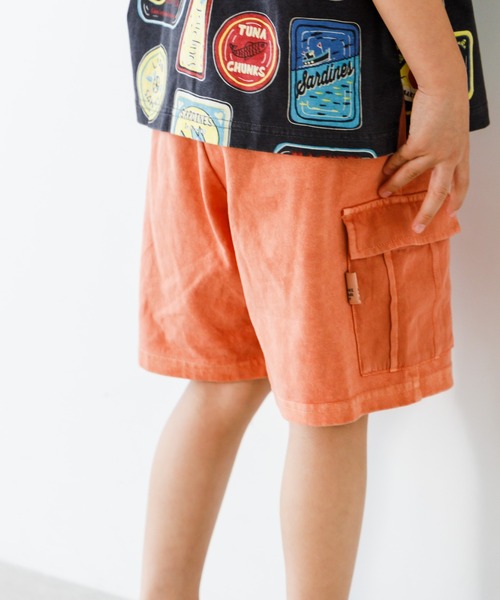 MAKE YOUR DAY（メイクユアデイ）の「オーバーダイカットソーカーゴパンツ■80～140cm（カーゴパンツ・キッズ・イエロー/グレー/ベージュ/オレンジ・140/110/80/90/100/120/130）」の21枚目の写真