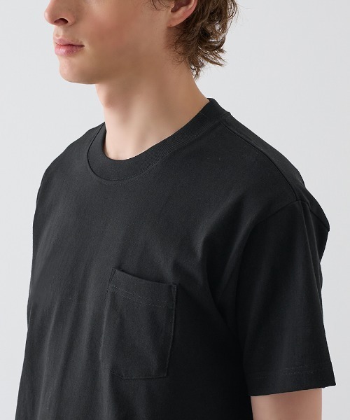 BODY WILD（ボディーワイルド）の「BODY WILD/ボディワイルド ヘビーウェイト Tシャツ ポケット付き（Tシャツ/カットソー・メンズ・ホワイト/ネイビー/ブラック・MEDIUM/LARGE/X-LARGE）」の12枚目の写真