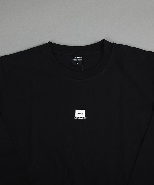 VIBGYOR(ヴィブジョー)の「ヘヴィウェイト天竺 プリント 長袖 クルーネック(Tシャツ/カットソー・メンズ・ホワイト/ブラック/ミント・MEDIUM/LARGE)」の5枚目の写真
