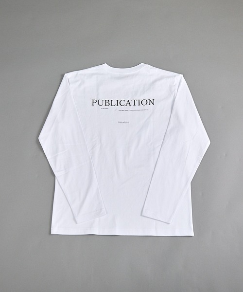 VIBGYOR(ヴィブジョー)の「ヘヴィウェイト天竺 プリント 長袖 クルーネック(Tシャツ/カットソー・メンズ・ホワイト/ブラック/ミント・MEDIUM/LARGE)」の10枚目の写真