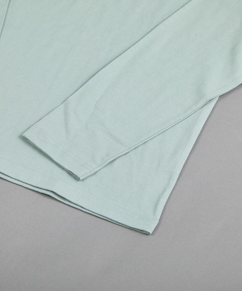 VIBGYOR(ヴィブジョー)の「ヘヴィウェイト天竺 プリント 長袖 クルーネック(Tシャツ/カットソー・メンズ・ホワイト/ブラック/ミント・MEDIUM/LARGE)」の13枚目の写真