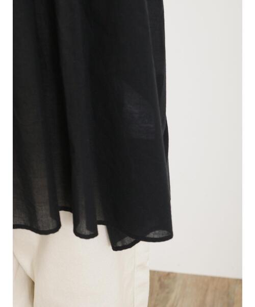 Samansa Mos2（サマンサ モスモス）の「胸元レースキャミチュニック（チュニック・レディース・ブラック/モカ/オフホワイト・F）」の13枚目の写真