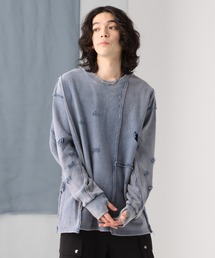 HARE | ピグメントダメージスウェット(HARE)(スウェット)