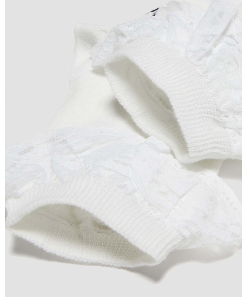 Dr. Martens（ドクターマーチン）の「Dr. Martens/ドクターマーチン フリル ソックス AD097100（ソックス/靴下・レディース・ホワイト・S/M/M/L）」の3枚目の写真