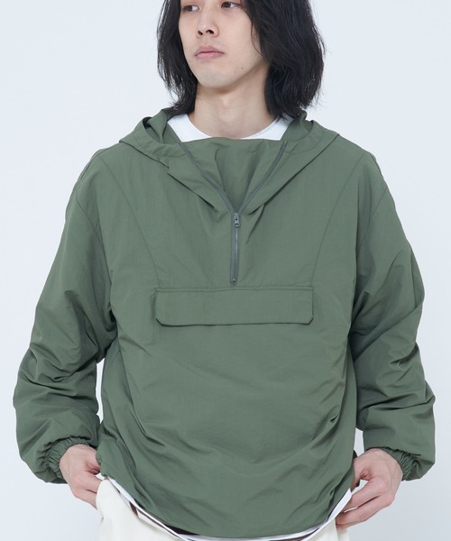 ROUGH TRADE（ラフトレード）の「ナイロンワッシャー アノラックパーカー(M1)（その他アウター・メンズ・ブラック/カーキ/ホワイト・MEDIUM/LARGE/X-LARGE）」の3枚目の写真