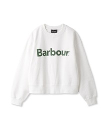 Barbour | "JAPAN LIMITED" Barbour クロップド ロゴ クルーネック スウェット（レディース）(スウェット)