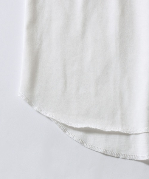 SITRY（シトリー）の「SITRY Round Hem Layered Tank Top/別注 ラウンドヘム レイヤード タンクトップ（タンクトップ・メンズ・ホワイト/ブラック・L/M）」の5枚目の写真