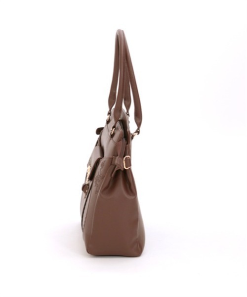 axes femme 薔薇モチーフ型押しA4トート Dブラウン axes femme 薔薇モチーフ型押しA4トート Dブラウン - メルカリ